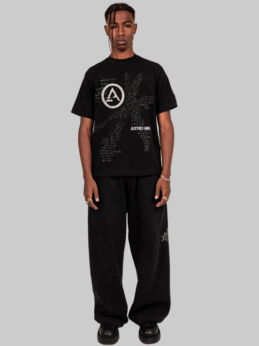 ASTRO9-BLACK STATIC TEE