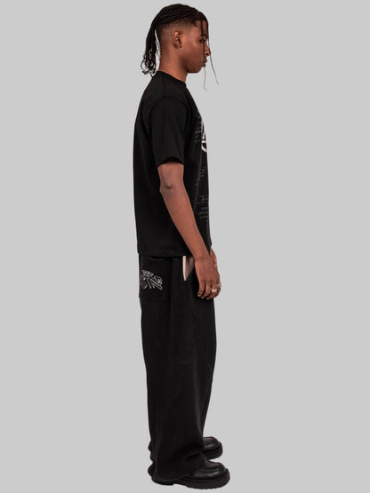ASTRO9-BLACK STATIC TEE