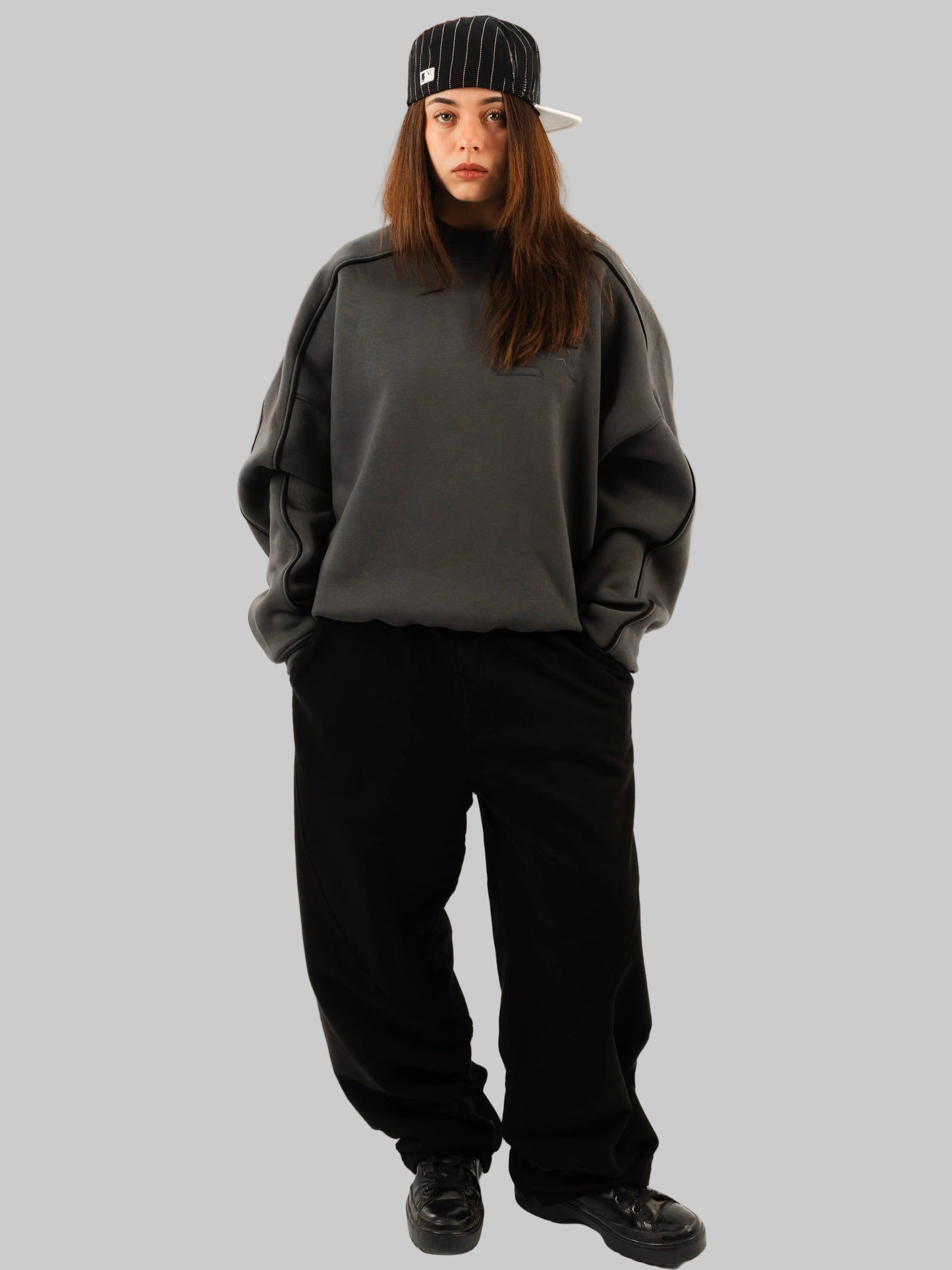 ASTRO NINE GRAY CREWNECK
