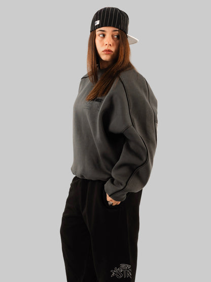 ASTRO NINE GRAY CREWNECK