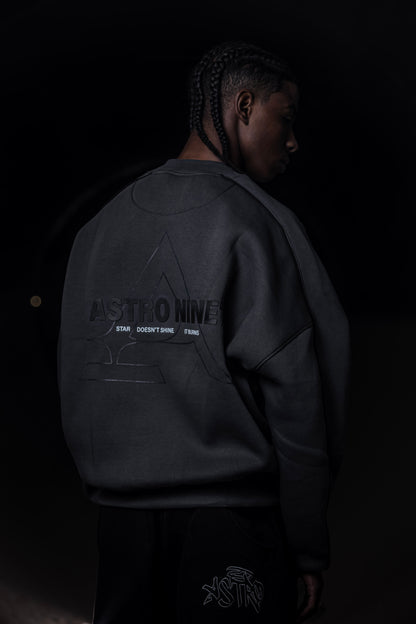 ASTRO NINE GRAY CREWNECK