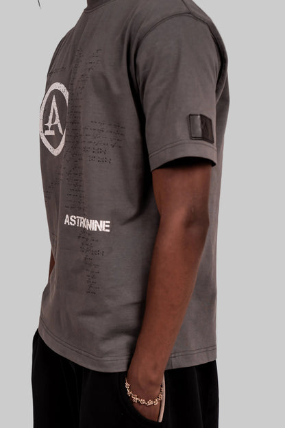 ASTRO9-GRAY STATIC TEE