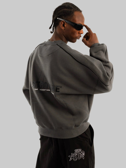 ASTRO NINE GRAY CREWNECK