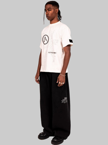 ASTRO9-WHITE STATIC TEE