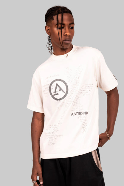 ASTRO9-WHITE STATIC TEE