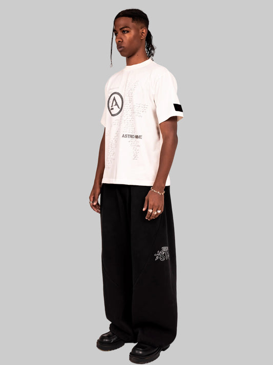ASTRO9-WHITE STATIC TEE