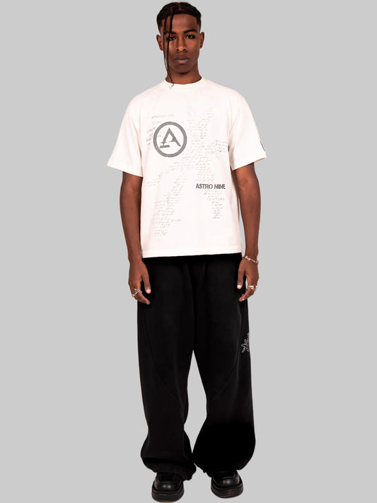 ASTRO9-WHITE STATIC TEE