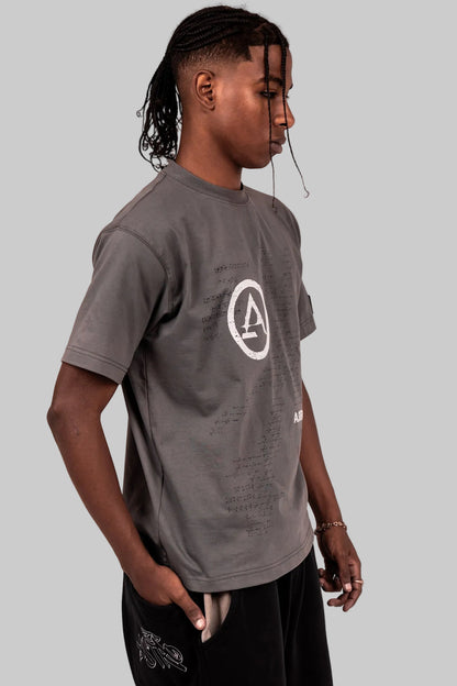 ASTRO9-GRAY STATIC TEE