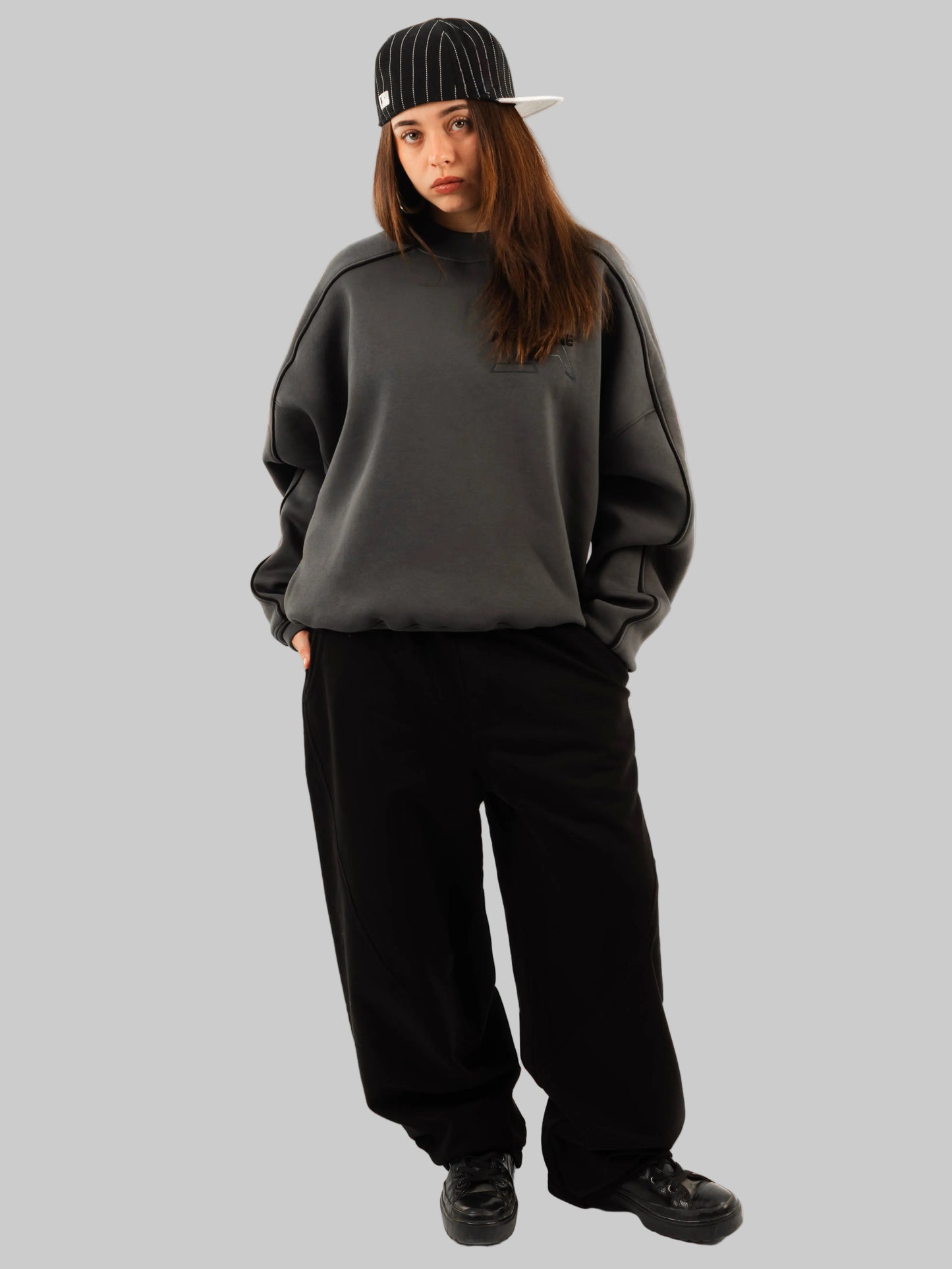 ASTRO NINE GRAY CREWNECK