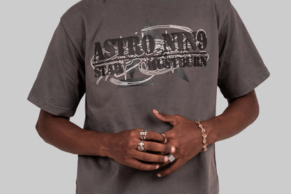 ASTRO9- GRAY STELLAR TEE