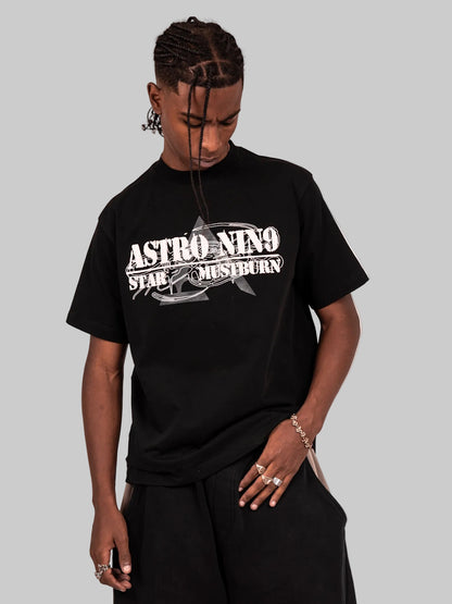 ASTRO9- BLACK STELLAR TEE