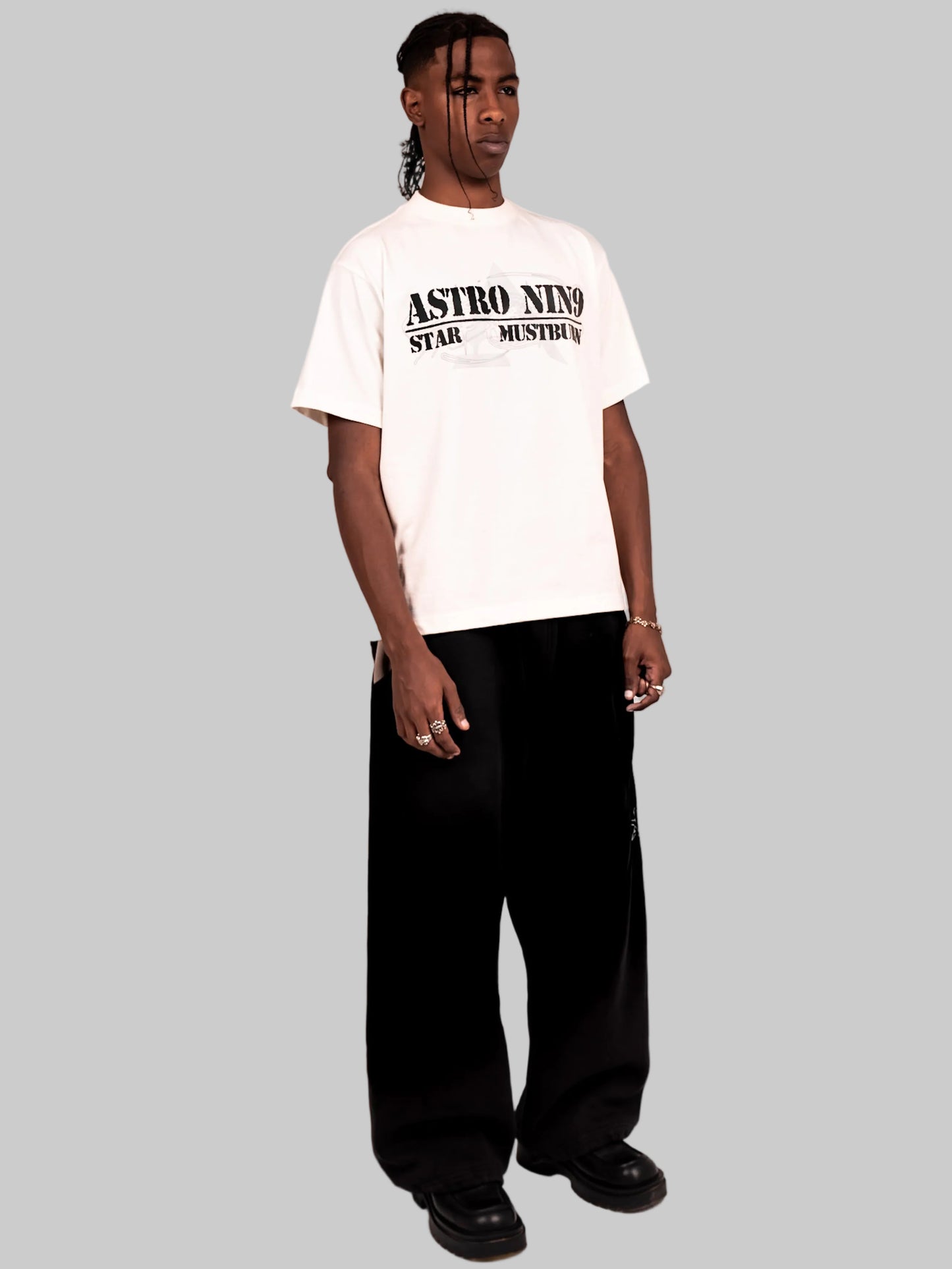 ASTRO9-WHITE STELLAR TEE