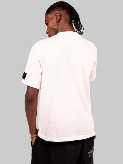 ASTRO9-WHITE STATIC TEE