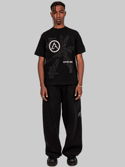 ASTRO9-BLACK STATIC TEE