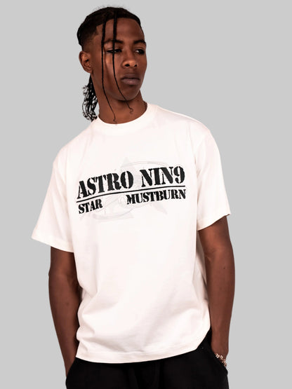 ASTRO9-WHITE STELLAR TEE