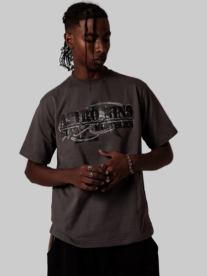 ASTRO9- GRAY STELLAR TEE