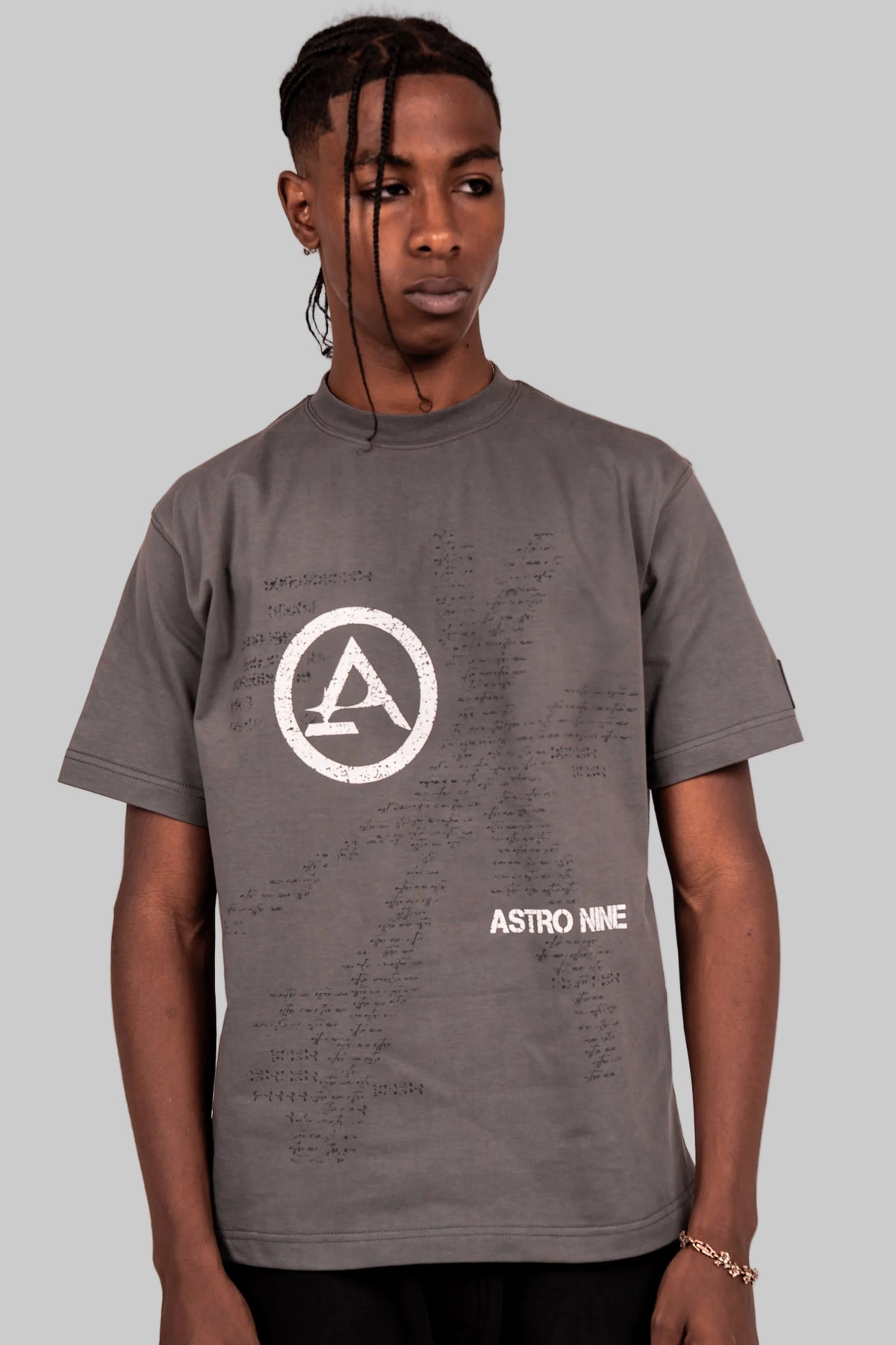 ASTRO9-GRAY STATIC TEE