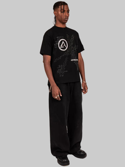ASTRO9-BLACK STATIC TEE