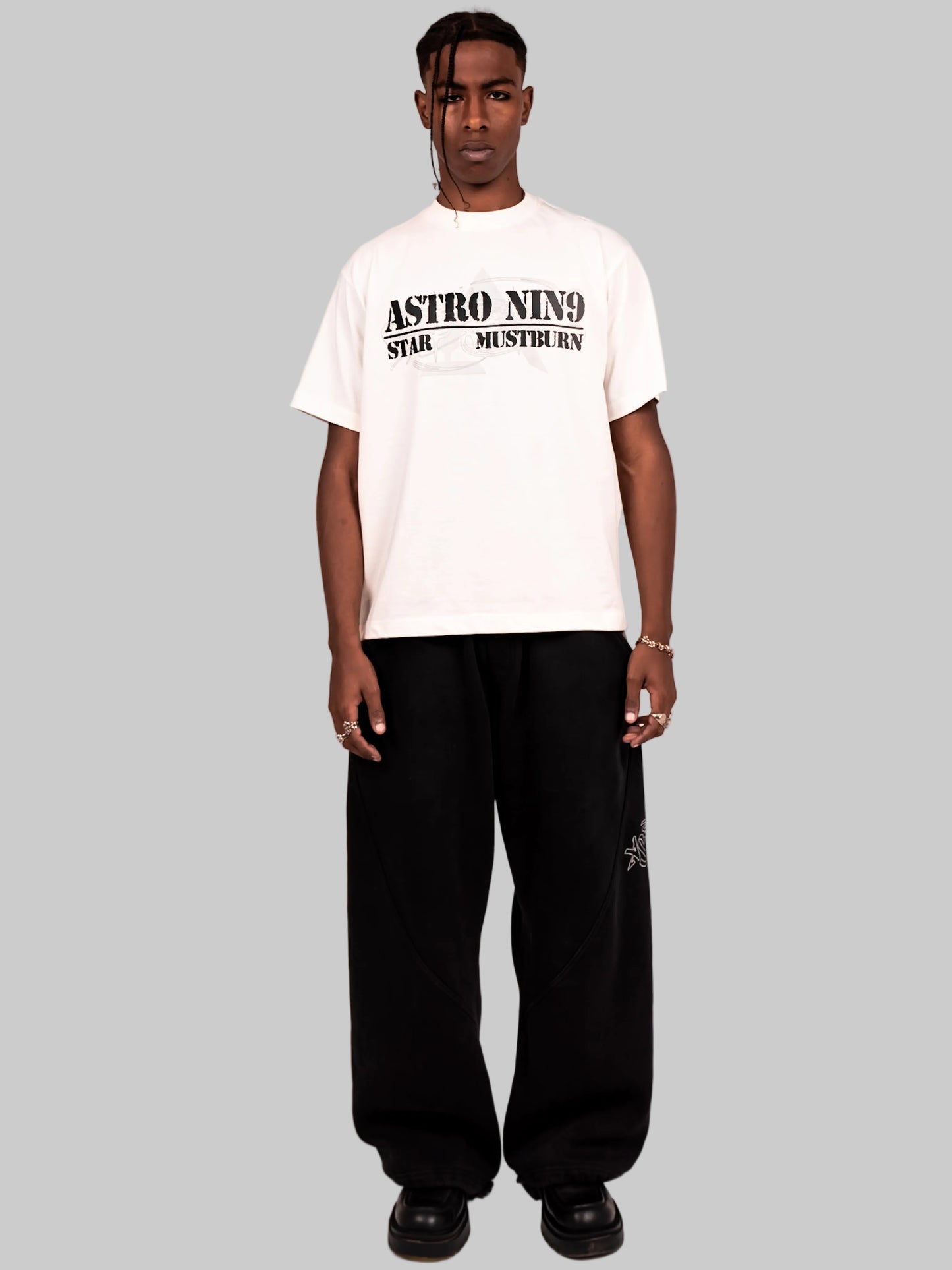 ASTRO9-WHITE STELLAR TEE