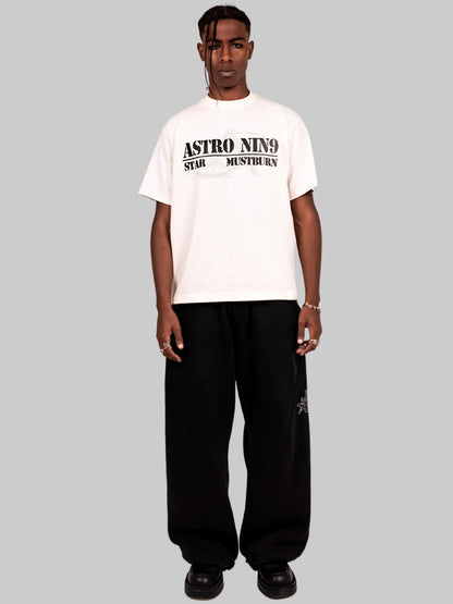 ASTRO9-WHITE STELLAR TEE