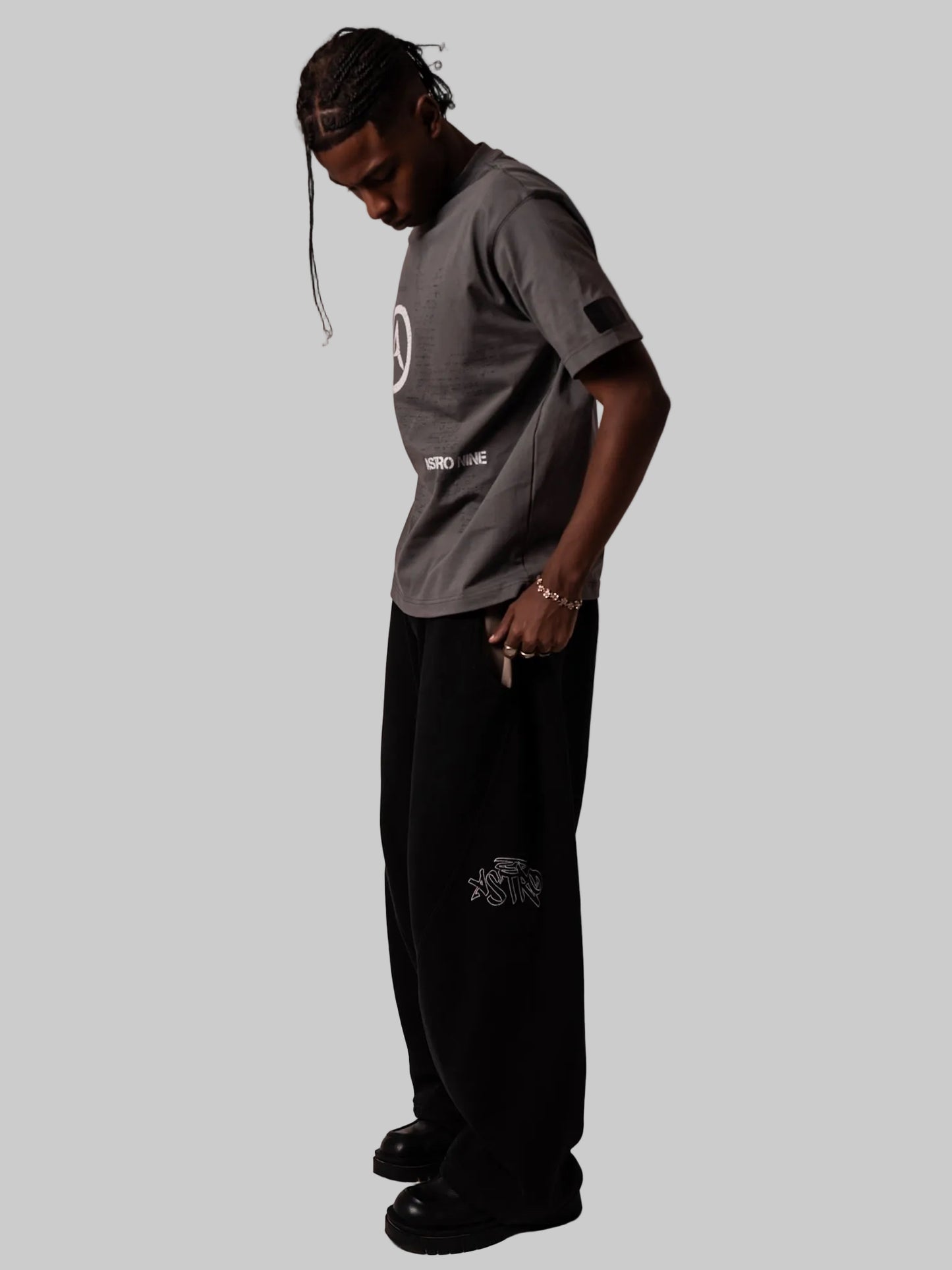 ASTRO9-GRAY STATIC TEE