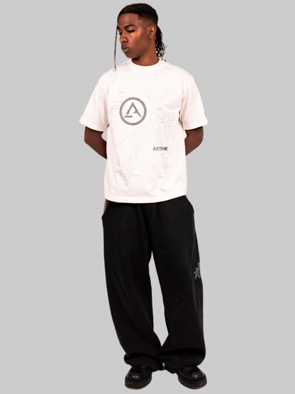 ASTRO9-WHITE STATIC TEE